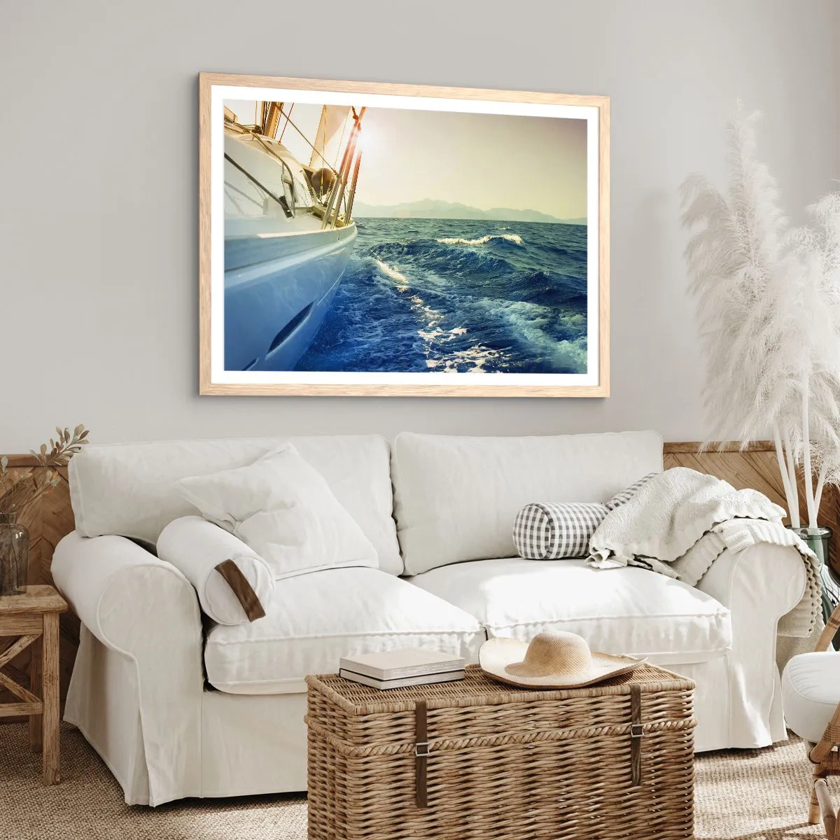 Affiche dans un chêne clair - Poster - Suite à l'aventure - 50x40 cm