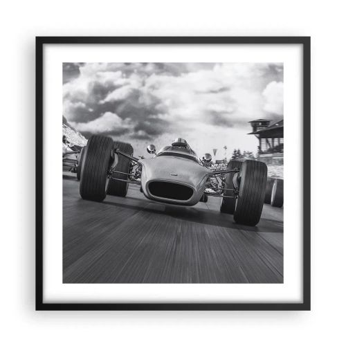 Affiche dans un cadre noir - Poster - Puissance! - 50x50 cm