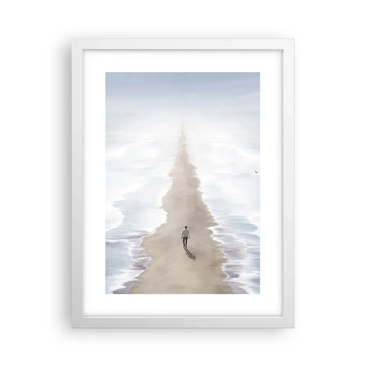 Affiche dans un cadre blanc - Poster - Un brillant avenir - 30x40 cm