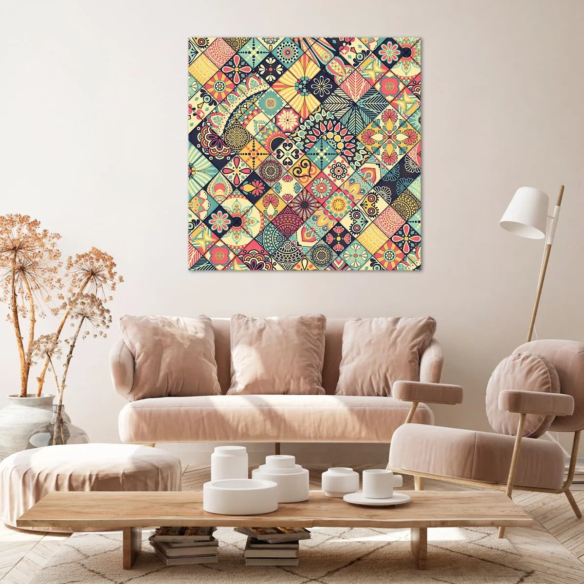 Impression sur toile - Image sur toile - Ambiance marocaine - 50x50 cm