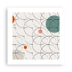 Affiche - Poster - Dans l'esprit pop art - 40x40 cm