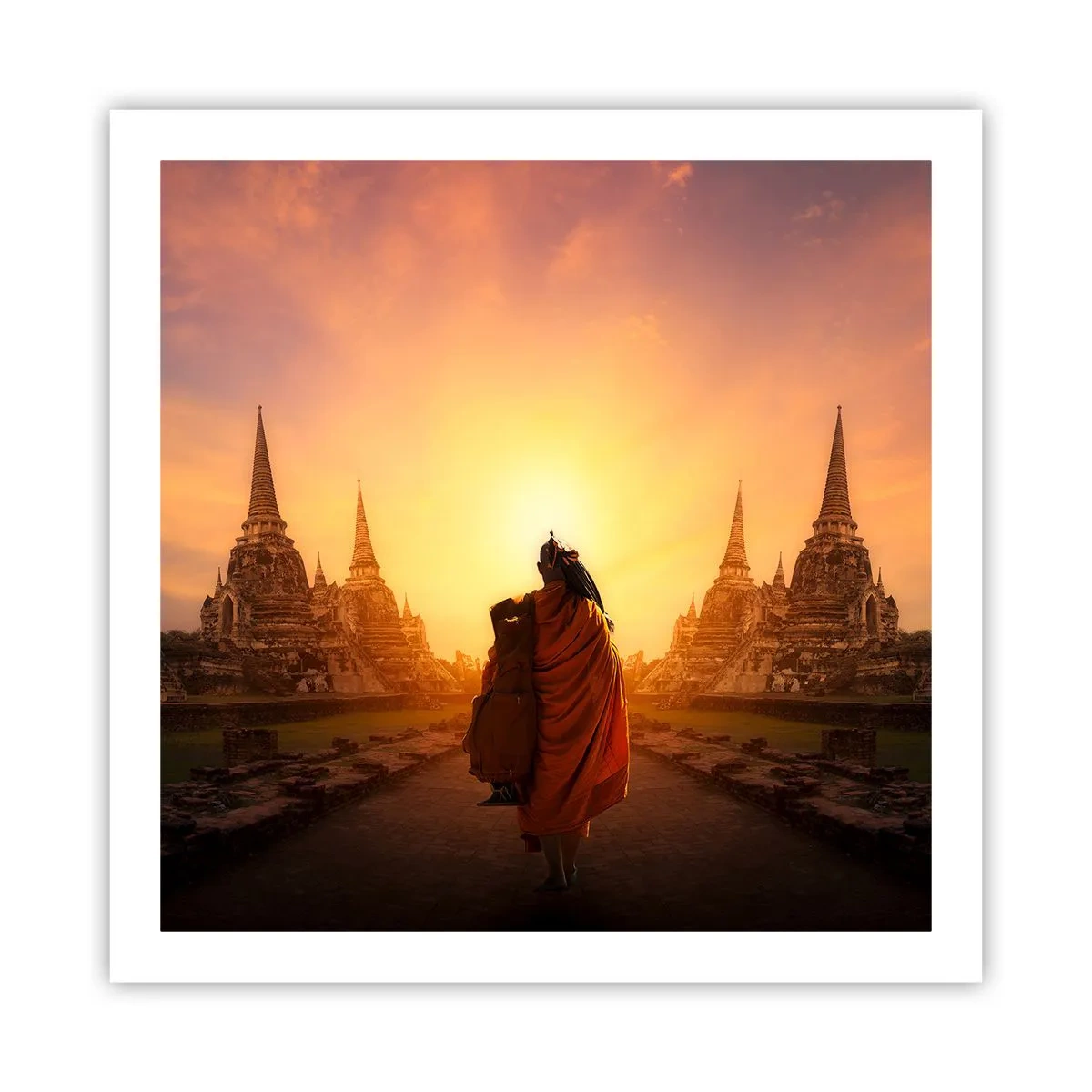 Affiche - Poster - En paix pour l'éternité - 60x60 cm