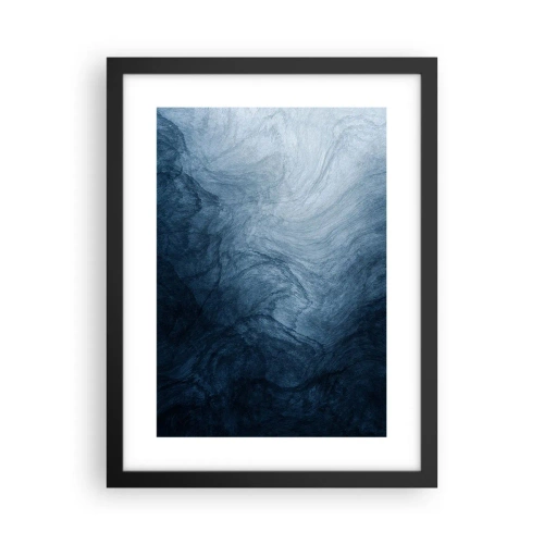 Affiche dans un cadre noir - Poster - Atteindre en profondeur - 30x40 cm