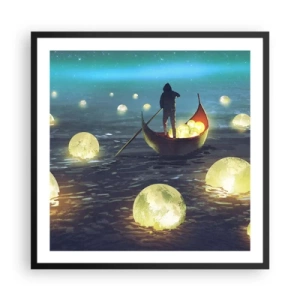 Affiche dans un cadre noir - Poster - Des choses dont les philosophes n'ont jamais rêvé - 60x60 cm