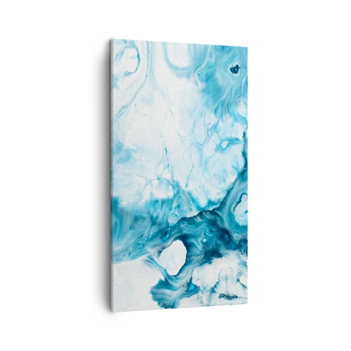 Impression sur toile - Image sur toile - Concert de bleu - 45x80 cm