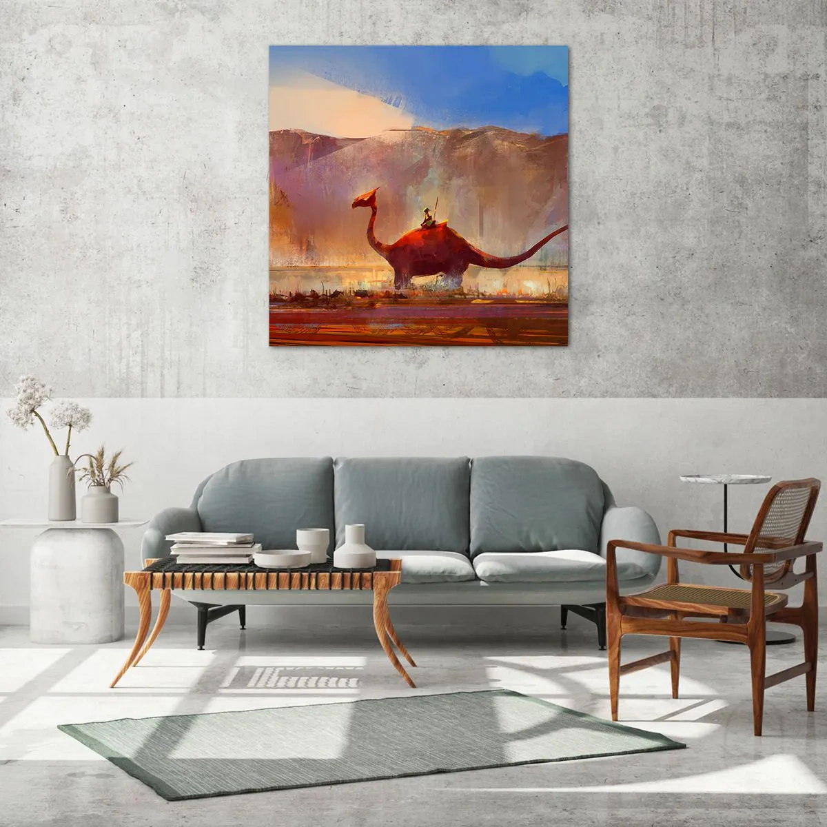 Impression sur verre - Image sur verre - S'ils n'avaient pas disparu - 30x30 cm