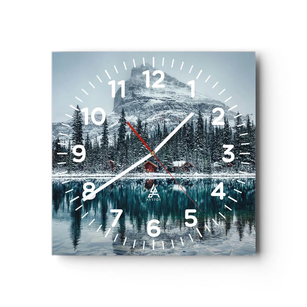 Horloge murale - Pendule murale - Retraite canadienne - 30x30 cm