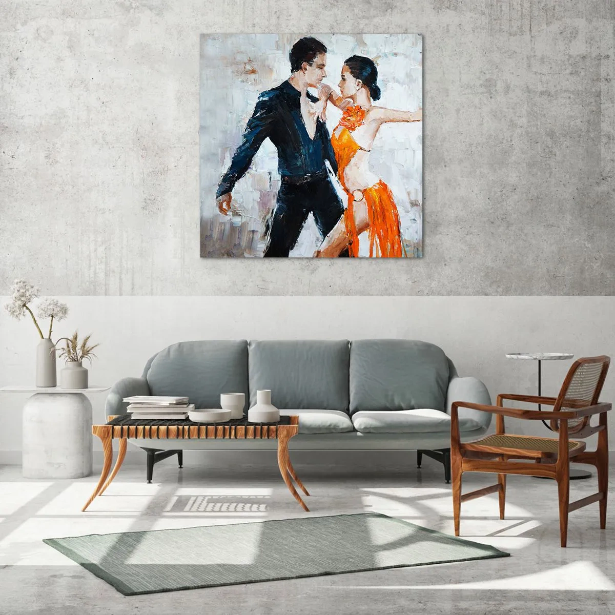 Impression sur verre - Image sur verre - Dirty dancing - 40x40 cm