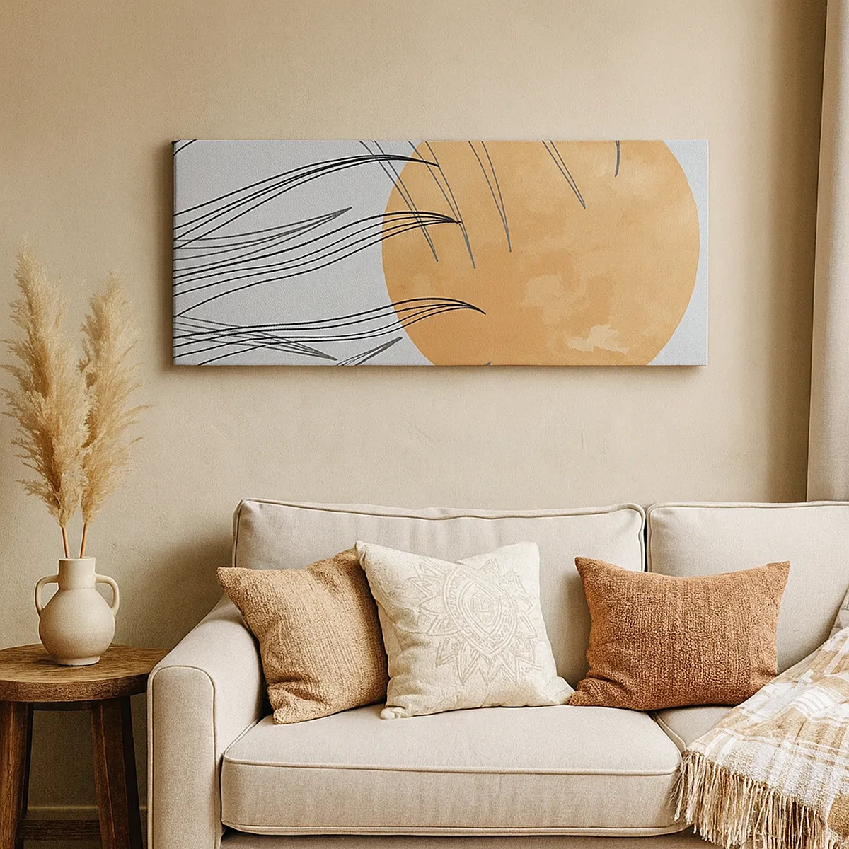 Impression sur toile - Image sur toile - Toujours vers le soleil - 30x30 cm