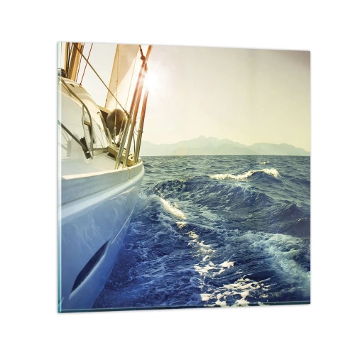 Impression sur verre - Image sur verre - Suite à l'aventure - 70x70 cm
