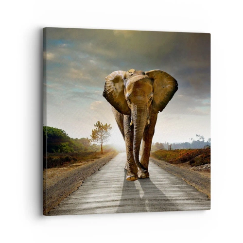 Impression sur toile - Image sur toile - Et pas du tout en porcelaine - 30x30 cm