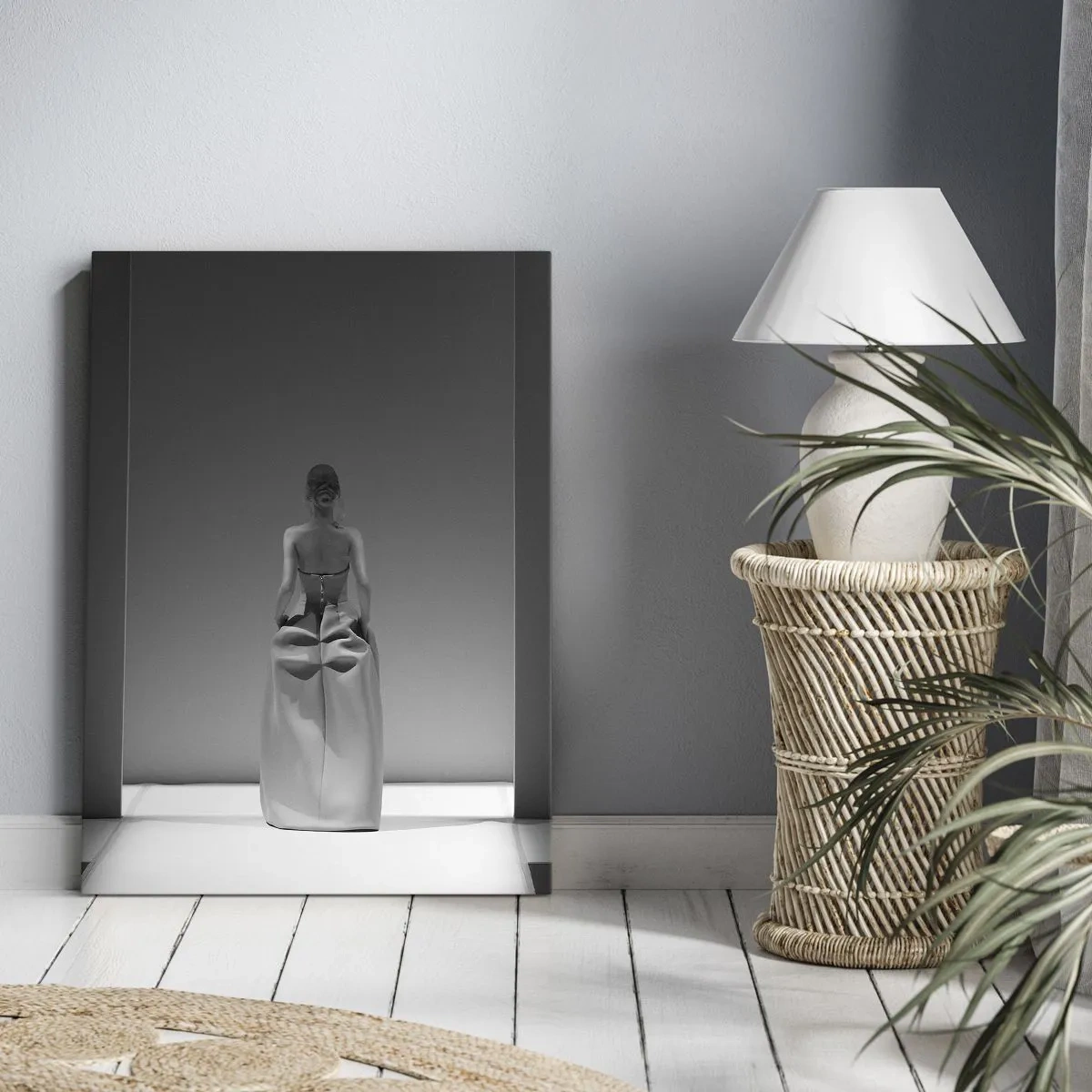 Impression sur toile - Image sur toile - Simplicité raffinée - 55x100 cm