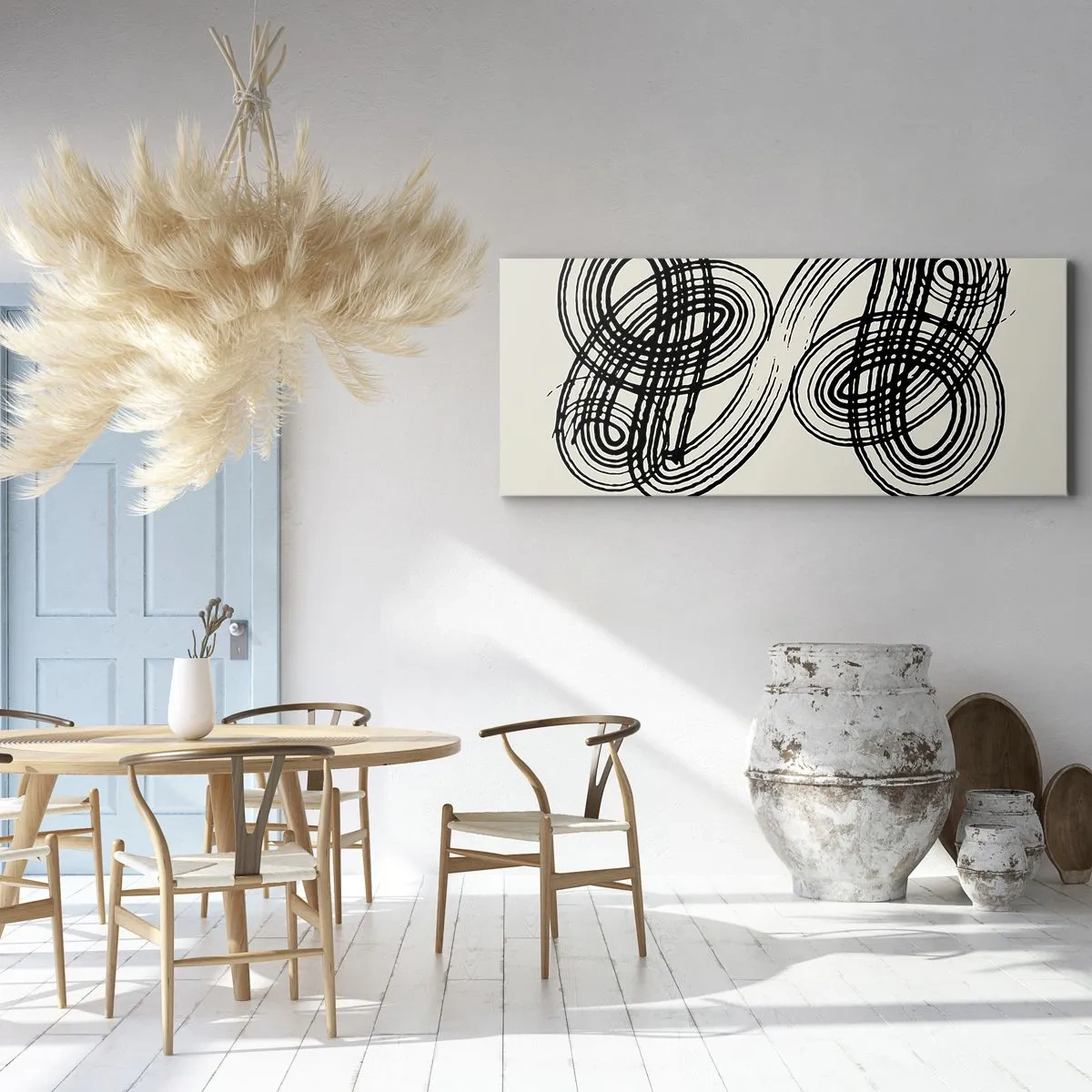 Impression sur toile - Image sur toile - C'est venu spontanément - 90x30 cm