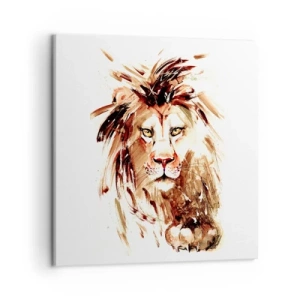 Impression sur toile - Image sur toile - Force et dignité - 50x50 cm