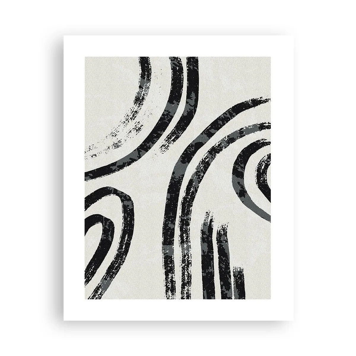 Affiche - Poster - À moitié arrêté - 40x50 cm