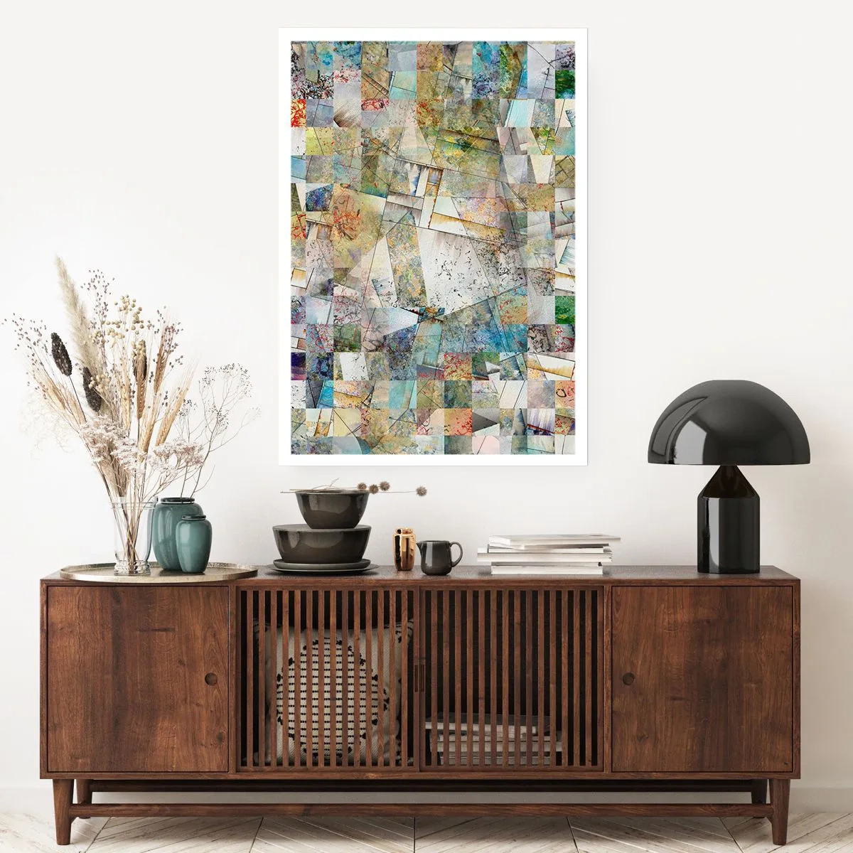 Affiche - Poster - Remaniement géométrique - 61x91 cm