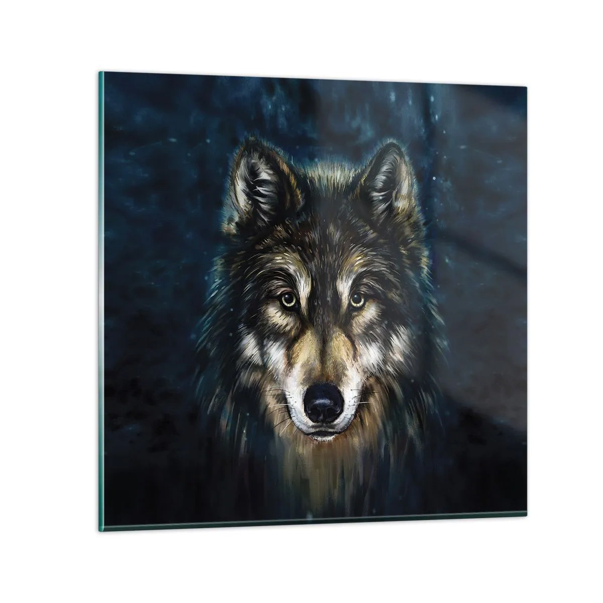 Impression sur verre - Image sur verre - Alpha? Et oméga - 70x70 cm