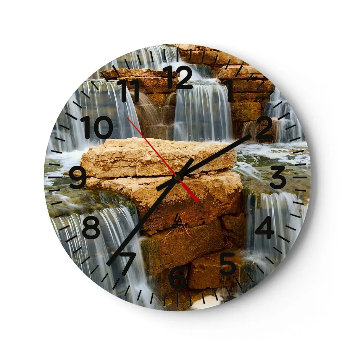 Horloge murale - Pendule murale - Escalier vers le ciel - 40x40 cm