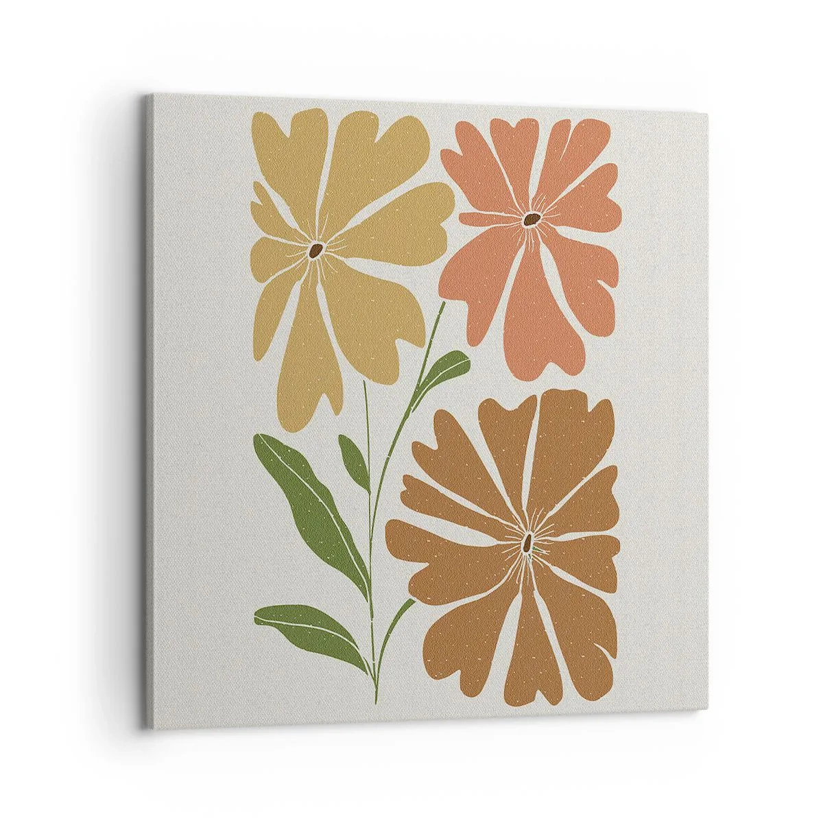 Impression sur toile - Image sur toile - Nature et géométrie - 60x60 cm