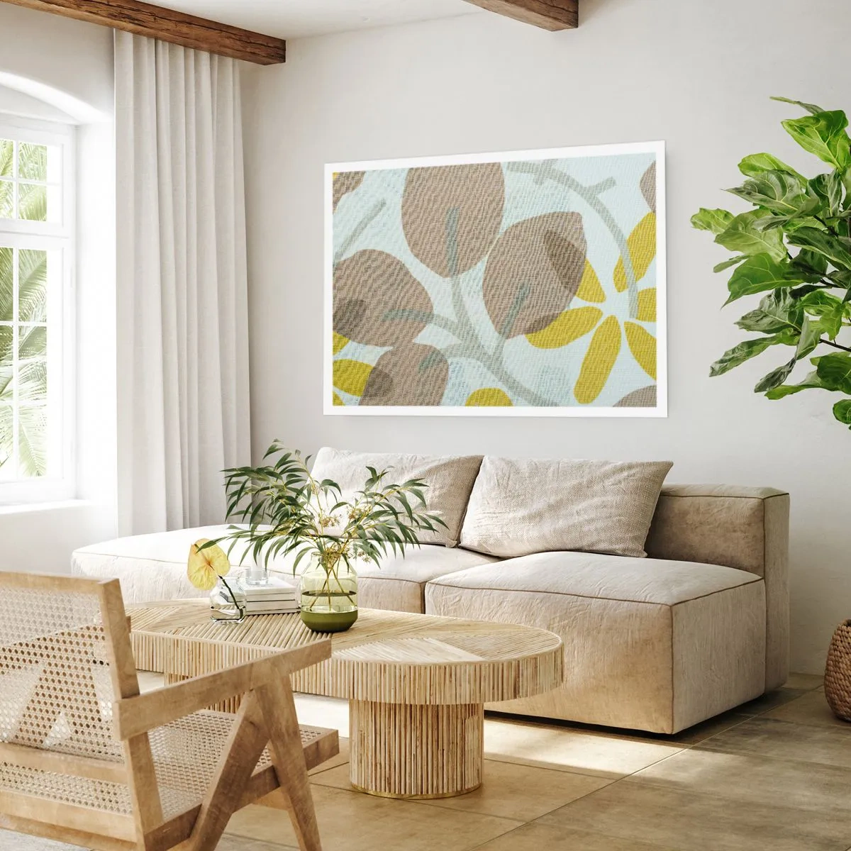 Affiche - Poster - Composition en plein soleil - 40x30 cm