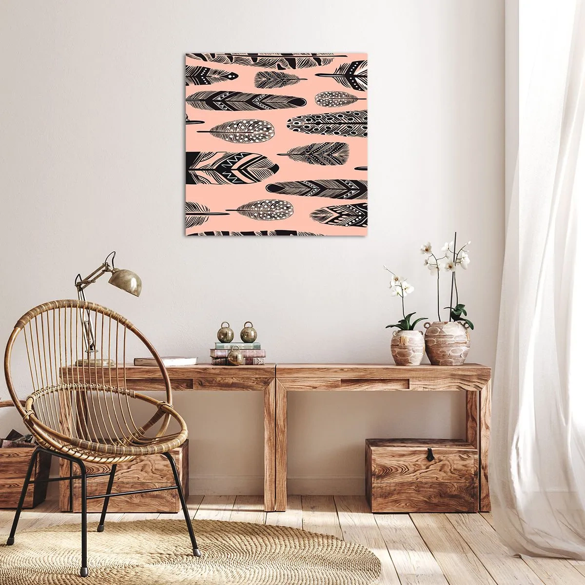 Impression sur toile - Image sur toile - Collection indienne - 50x50 cm