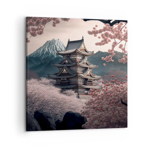 Impression sur toile - Image sur toile - Le pays des cerisiers en fleurs - 60x60 cm
