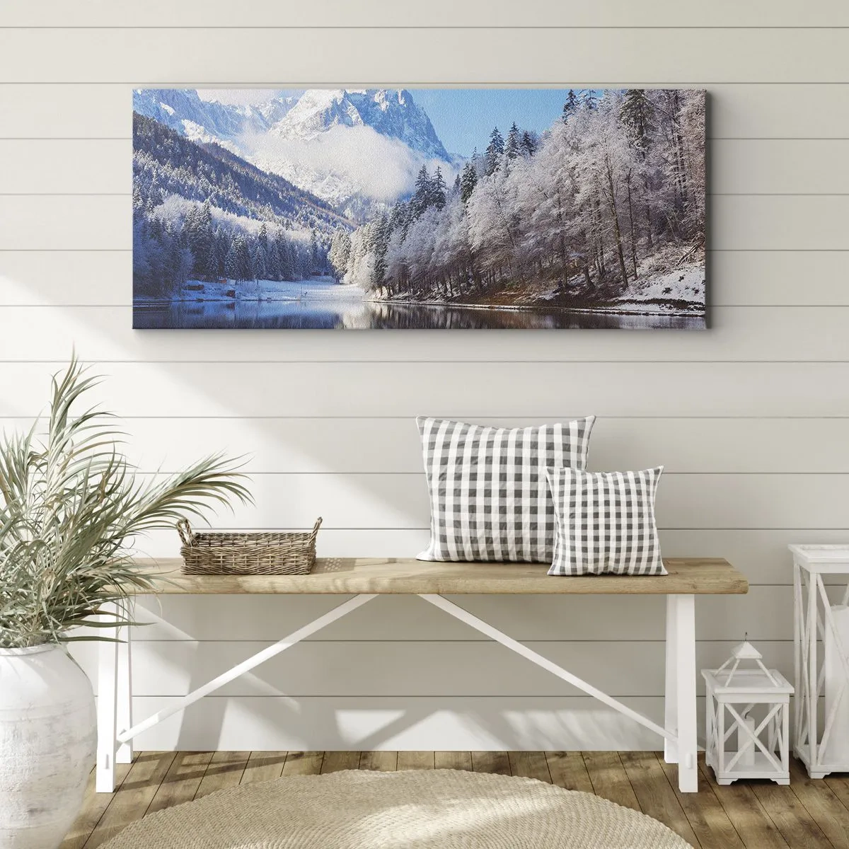 Impression sur toile - Image sur toile - Protecteur de la neige - 90x30 cm