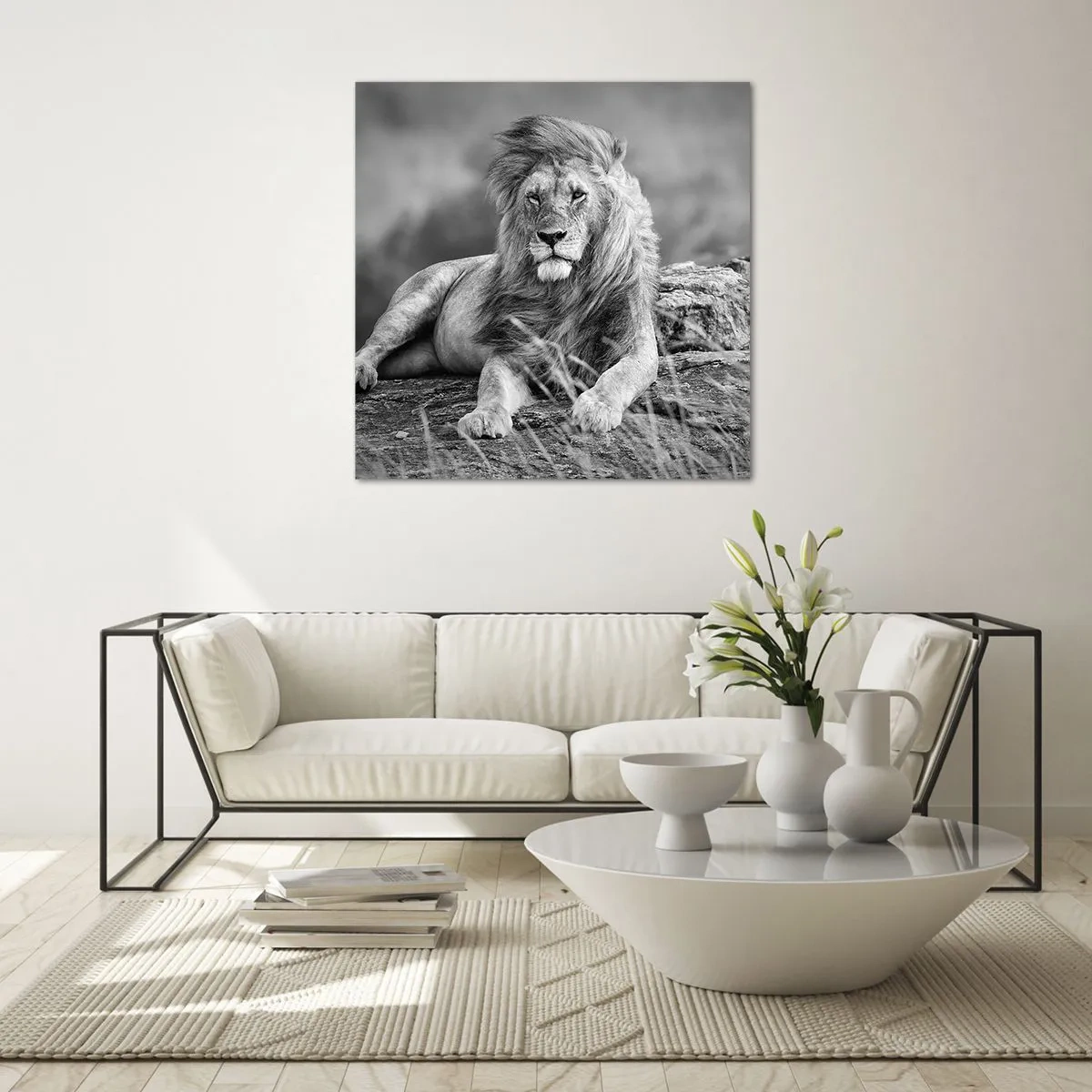 Impression sur verre - Image sur verre - Sieste royale - 50x50 cm