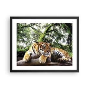 Affiche dans un cadre noir - Poster - Cordialement - 50x40 cm