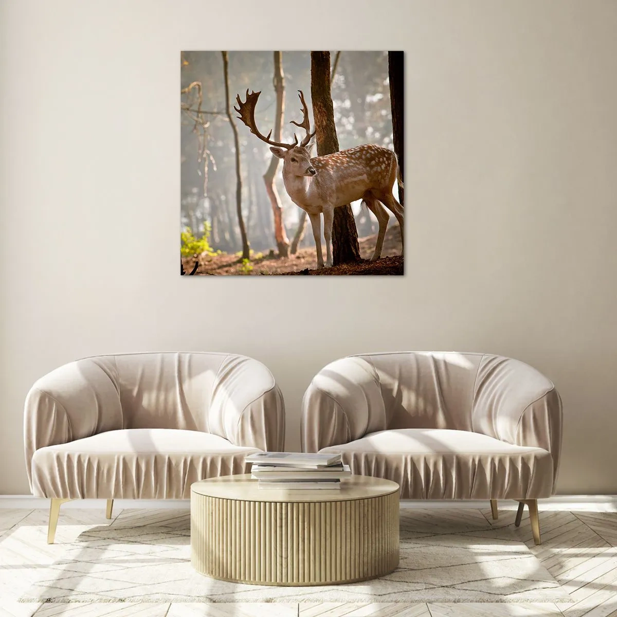 Impression sur verre - Image sur verre - La lumière de la jeunesse - 50x50 cm