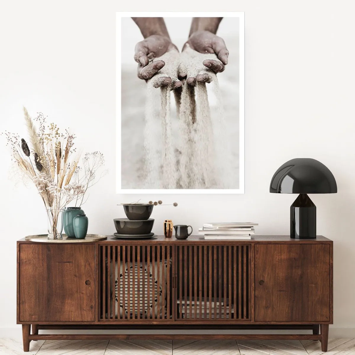 Affiche - Poster - Avec ces mains… - 30x40 cm