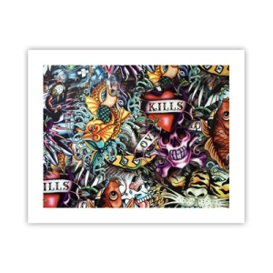 Affiche - Poster - Le rêve du tatoueur - 50x40 cm