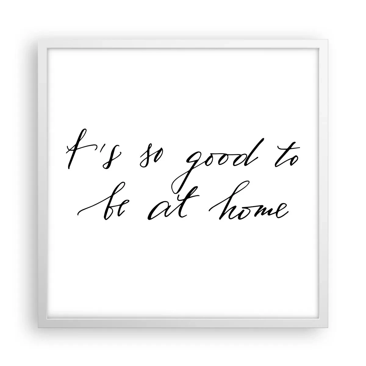 Affiche dans un cadre blanc - Poster - Toute la vérite - 50x50 cm