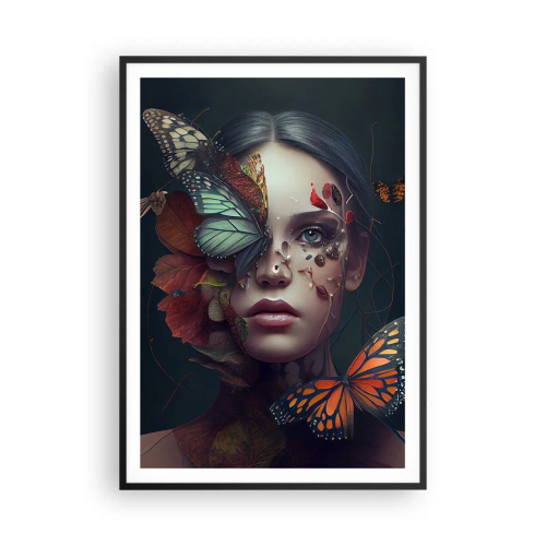 Affiche dans un cadre noir - Poster - Une merveilleuse métamorphose - 70x100 cm