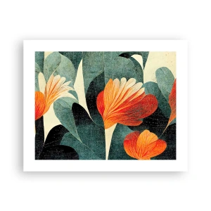 Affiche - Poster - La chaleur des tropiques et la fraîcheur de la verdure - 50x40 cm