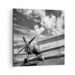 Impression sur toile - Image sur toile - Je suis impatient! - 50x50 cm