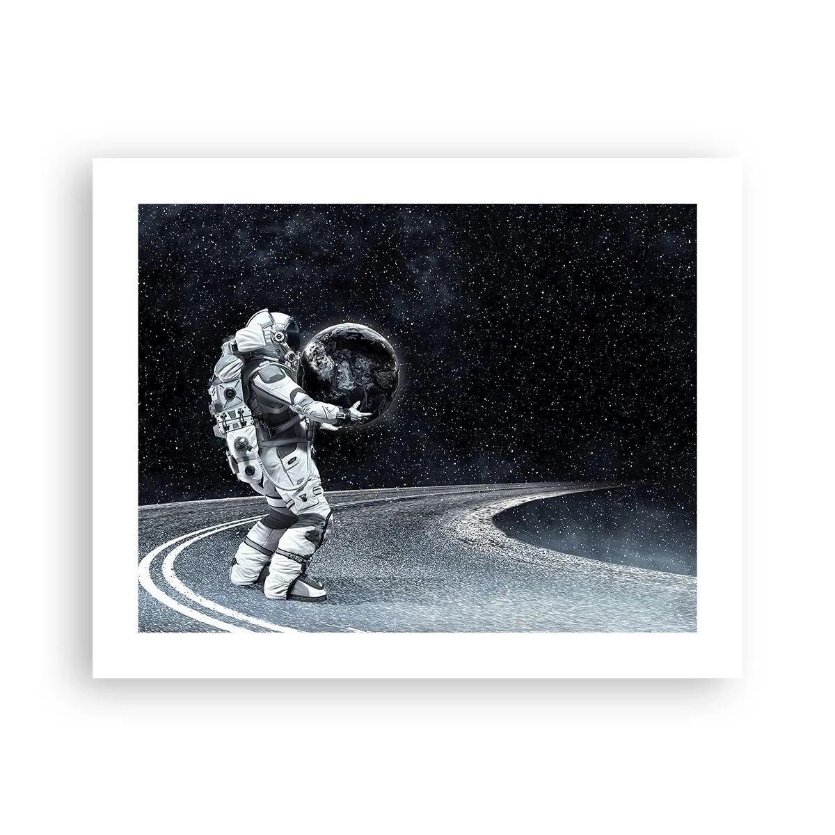 Affiche - Poster - Sur la Voie Lactée - 50x40 cm