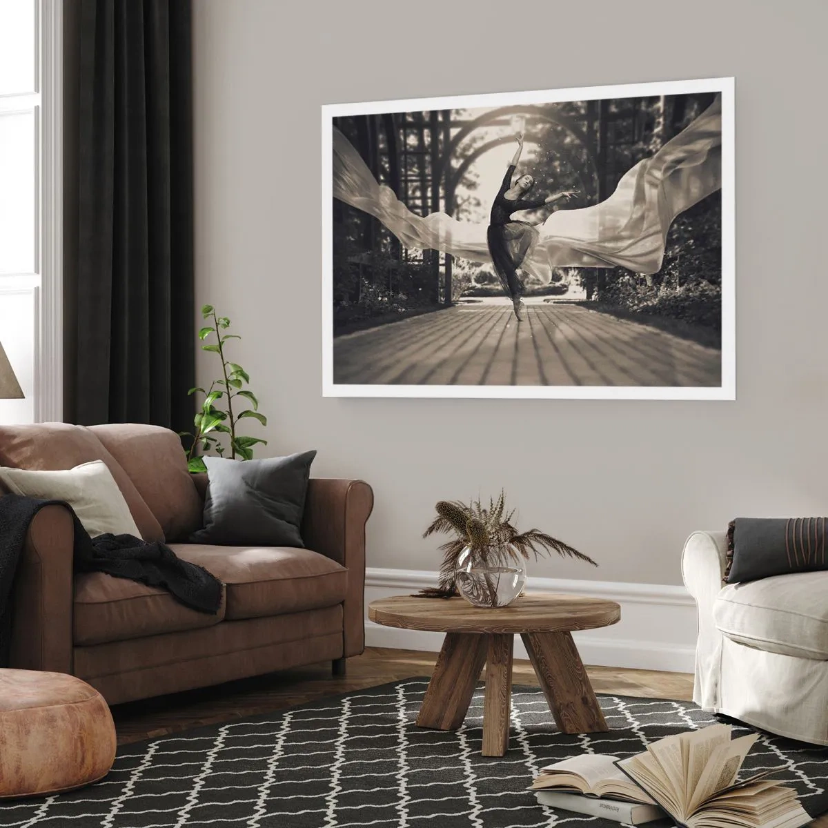 Affiche - Poster - La danse de l'esprit jardin - 70x50 cm