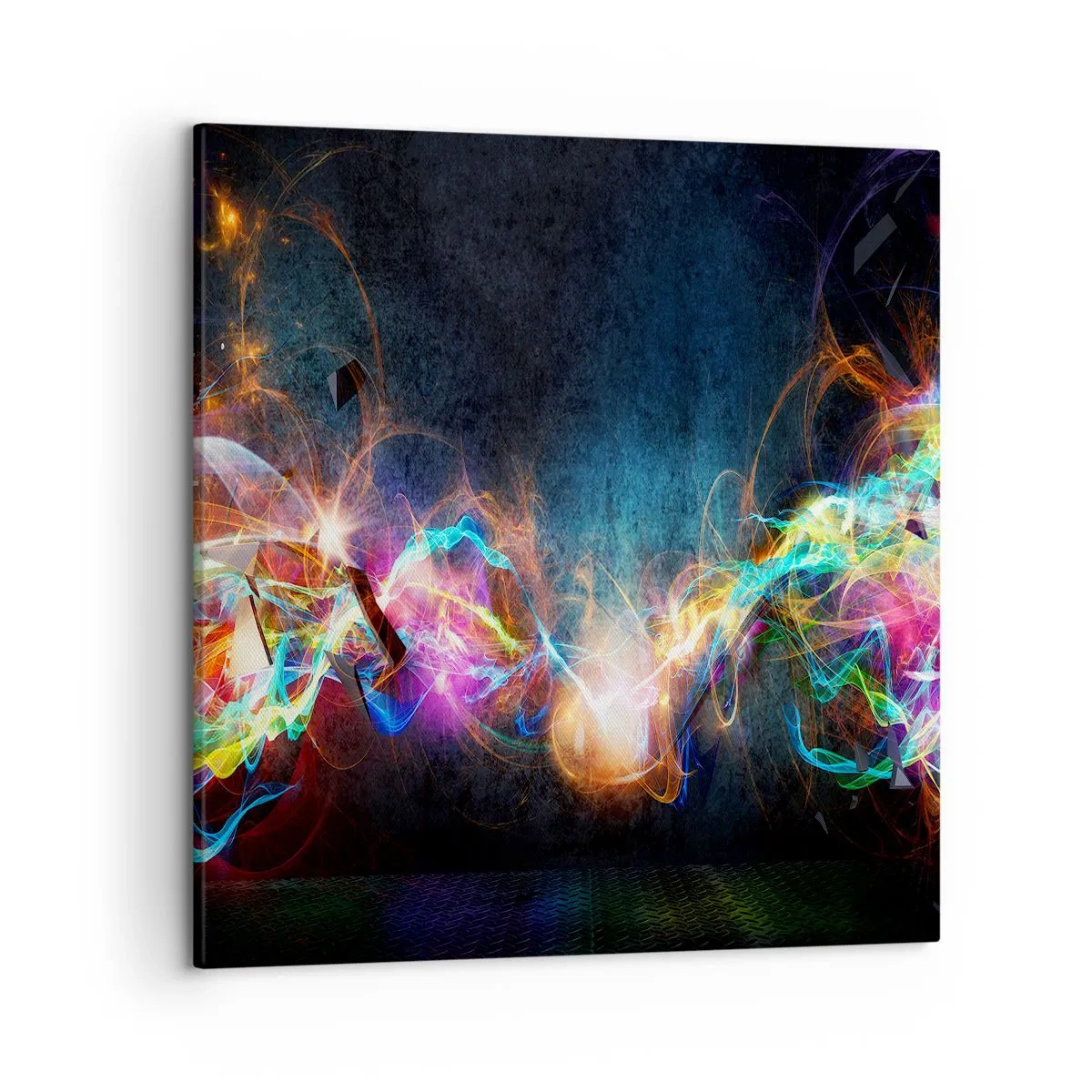 Impression sur toile - Image sur toile - Joyeusement contre l'obscurité - 50x50 cm
