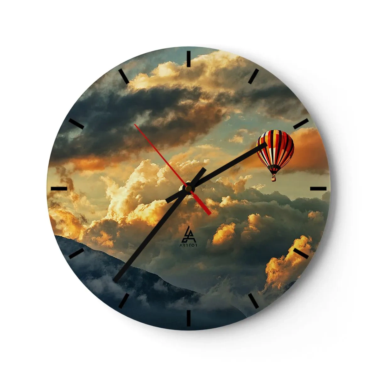 Horloge murale - Pendule murale - Je vole parce que je veux - 40x40 cm