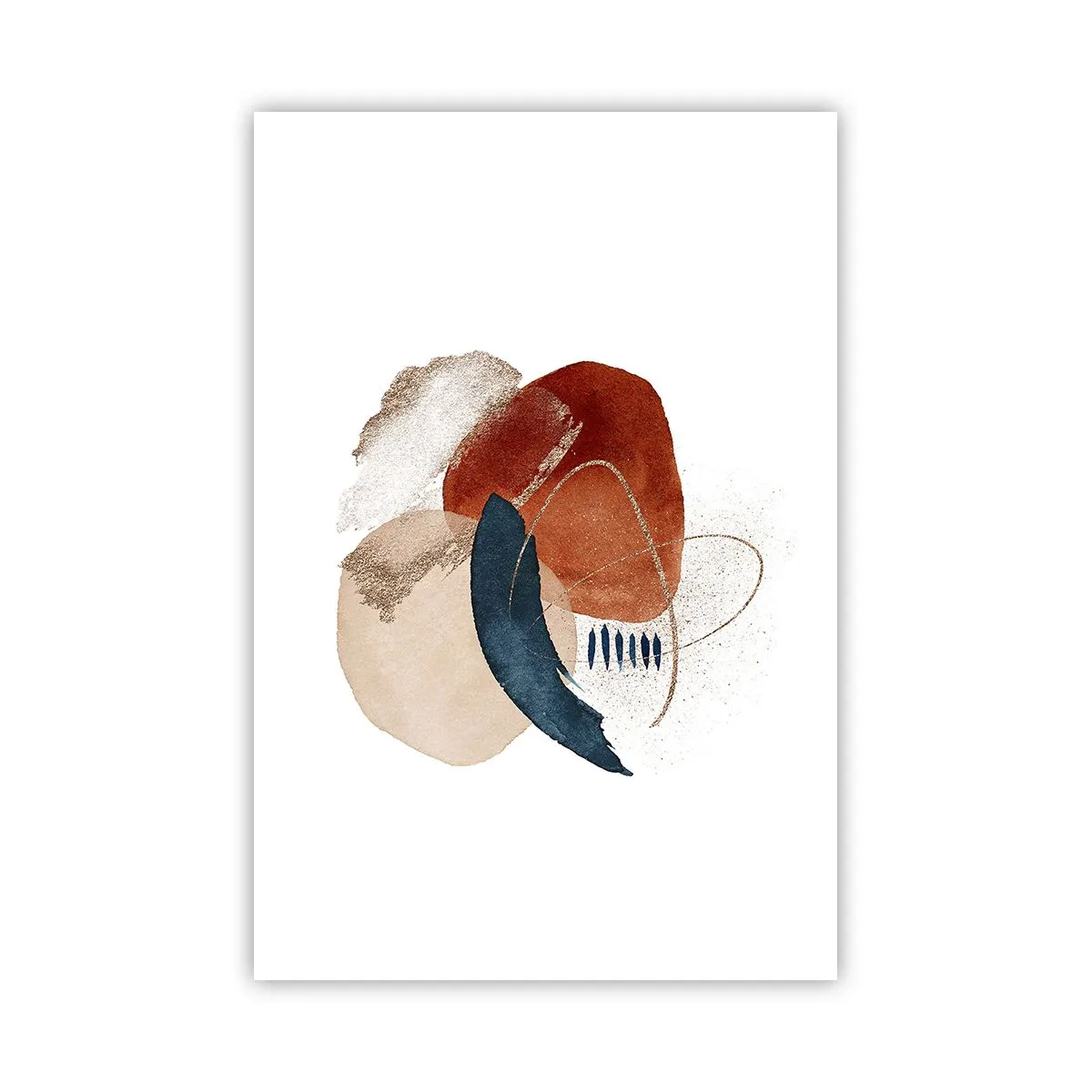 Affiche - Poster - Composition ovale - 61x91 cm