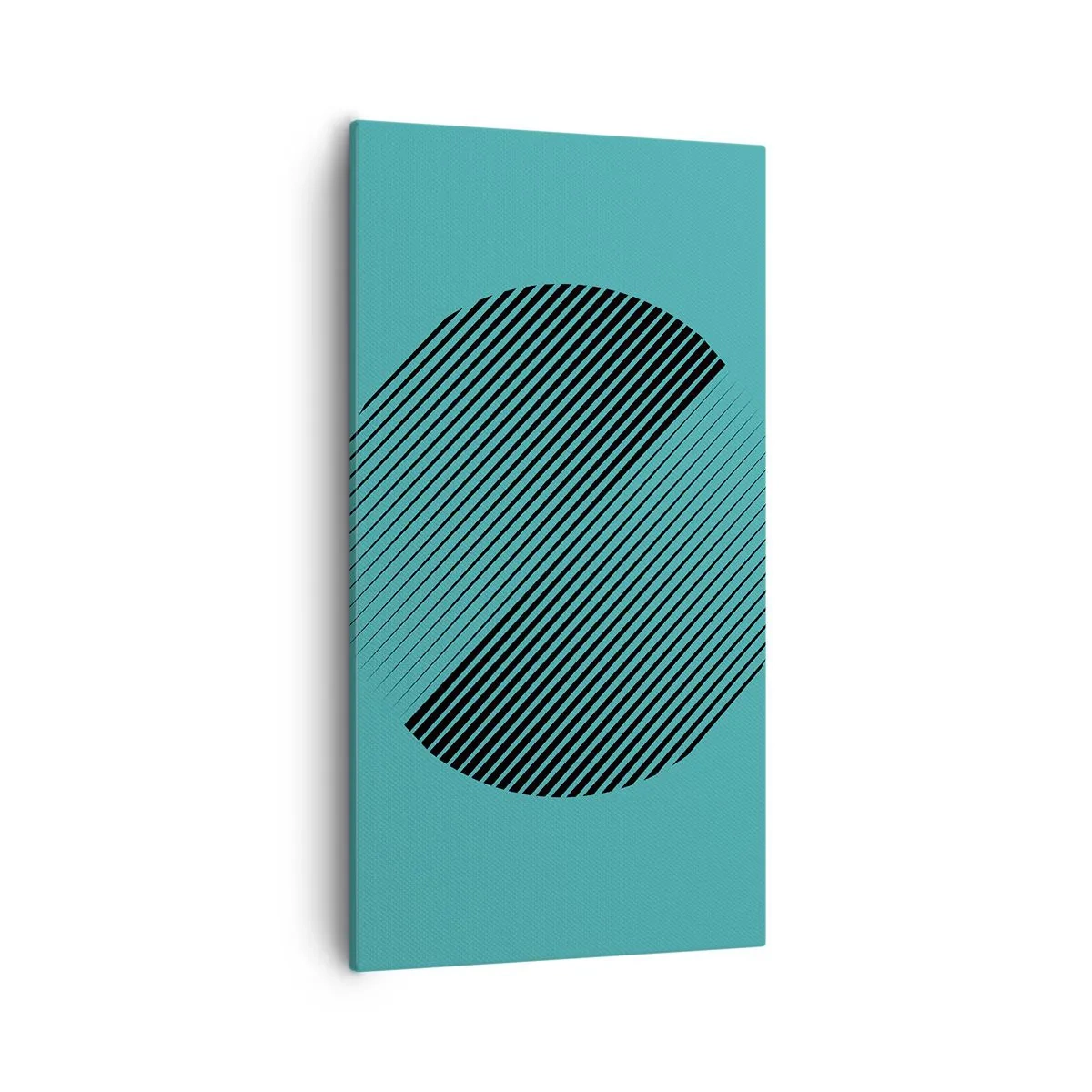 Impression sur toile - Image sur toile - Cercle – une variation géométrique - 55x100 cm