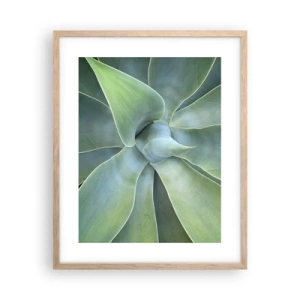 Affiche dans un chêne clair - Poster - La naissance de la verdure - 40x50 cm