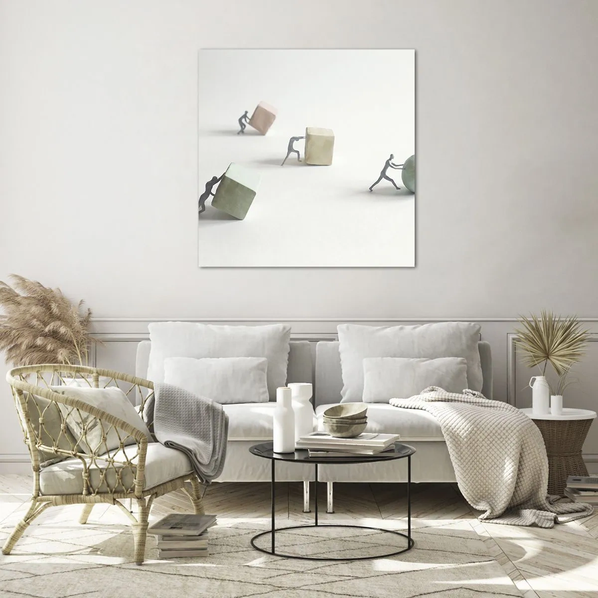 Impression sur verre - Image sur verre - Rien que la vie - 30x30 cm