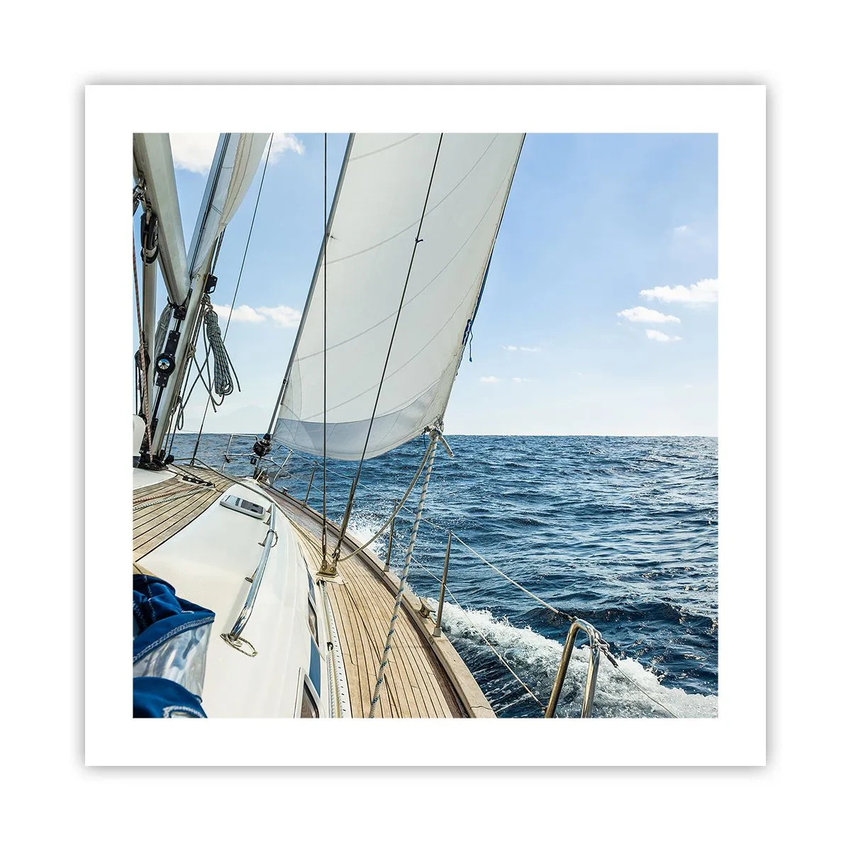 Affiche - Poster - Ohé, l'aventure - 50x50 cm