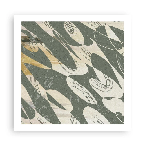 Affiche - Poster - Abstraction rythmique - 60x60 cm