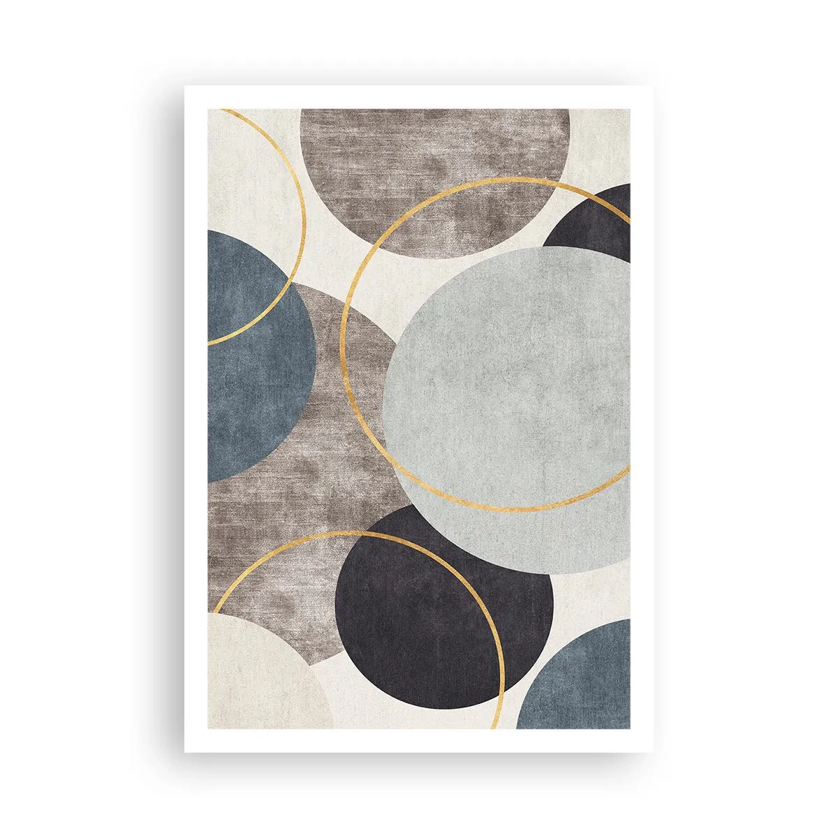 Affiche - Poster - Cercles sur cercles - 70x100 cm