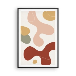 Affiche dans un cadre noir - Poster - Entrelac - 61x91 cm