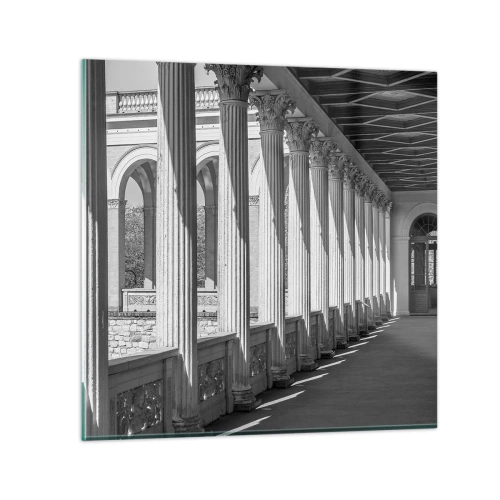 Impression sur verre - Image sur verre - Arcade ensoleillée - 30x30 cm