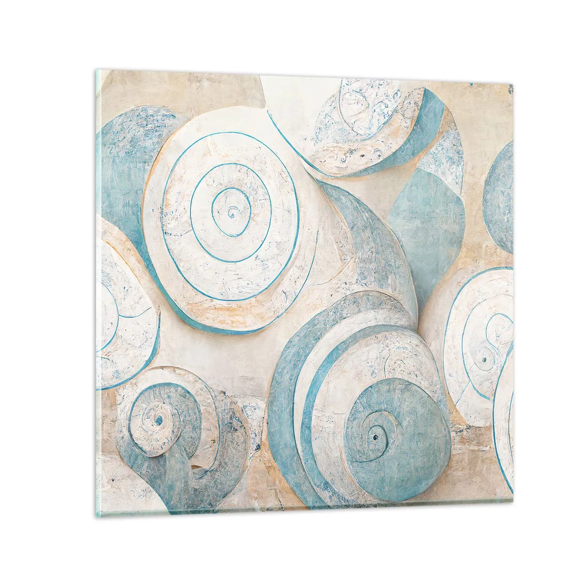 Impression sur verre - Image sur verre - Que cache la coque ? - 60x60 cm